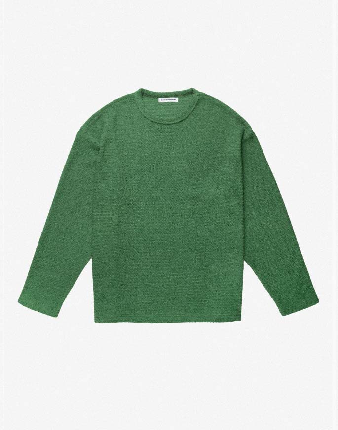 [MIM THE WARDROBE] TERRY SOLID LONG SLEEVE _ GREEN