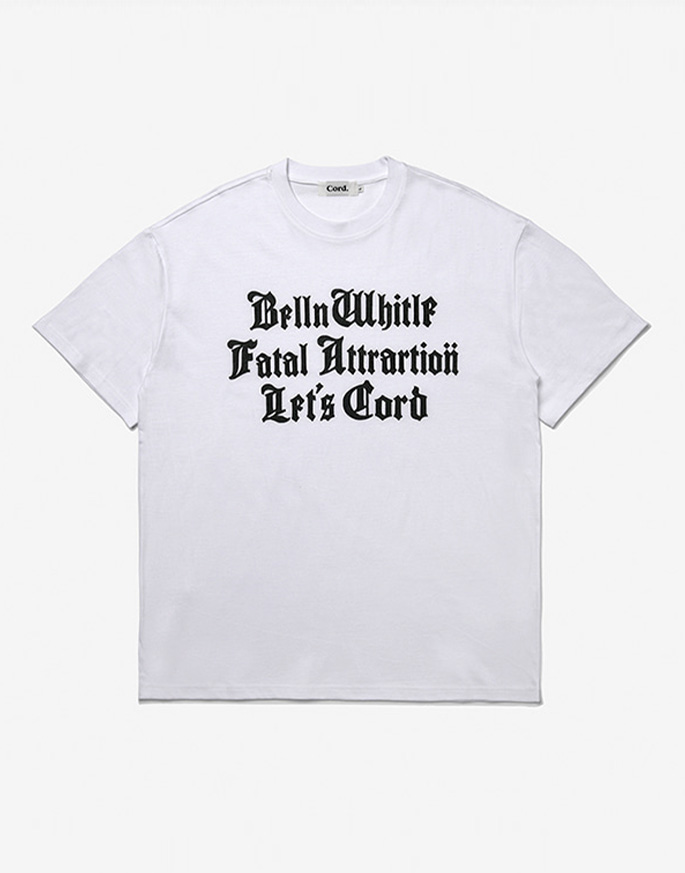 [CORD] FATAL ATTRACTION T-SHIRT _ WH