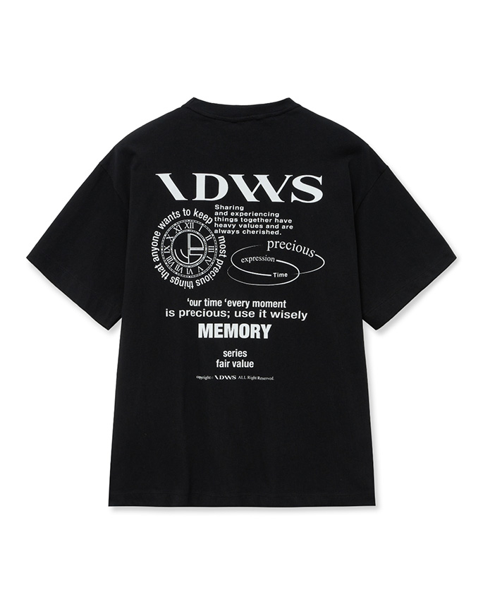 [IDWS] Memory Logo T-Shirt  _ Black