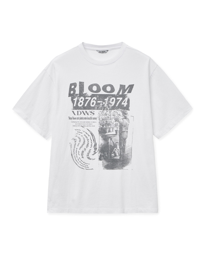 [IDWS] Blooming Garden T-Shirt _ White