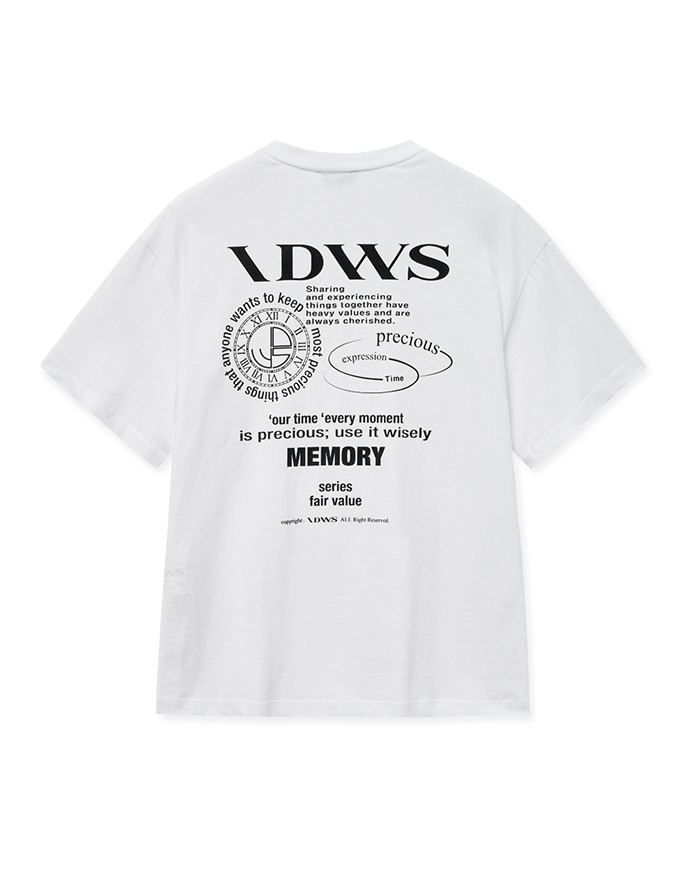[IDWS] Memory Logo T-Shirt  _ White