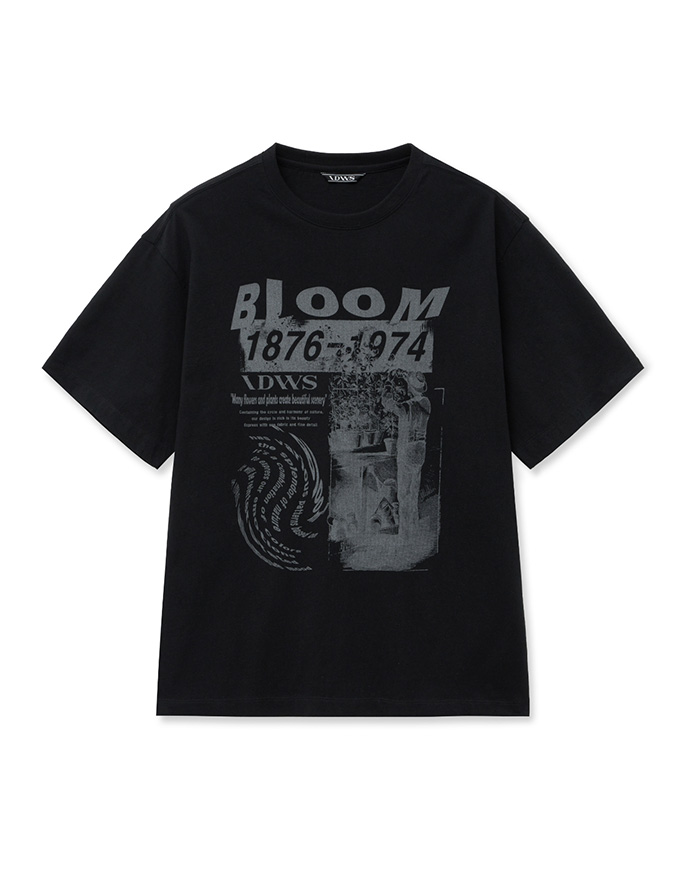 [IDWS] Blooming Garden T-Shirt _ Black